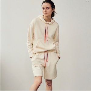 SET Rainbow Drawstring Hoodie & Shorts